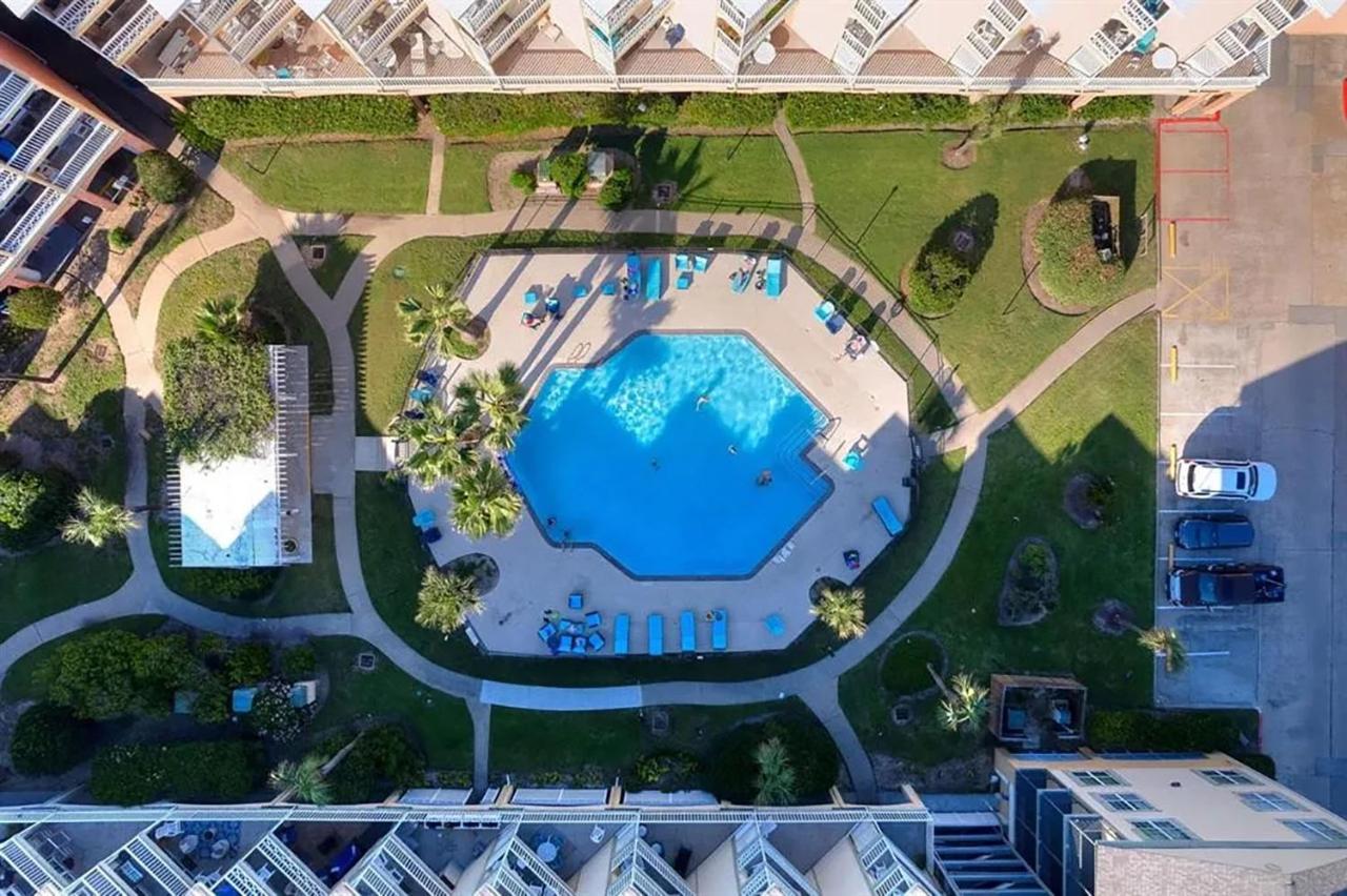 Apartment Front Retreat - Ocean View - Across St - Newly Renovated - 2 Heated Pools - Hot Tubs - Tennis - Gym - Kids Pool - Bbq Galveston